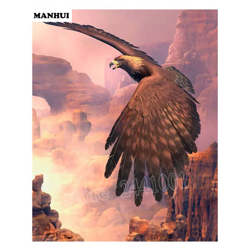 Full 5D DIY Diamond Painting Bald Eagle Diamond Painting Cross Stitch