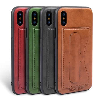 

High-end business crazy horse leather phone case for iPhone XS Max /XR /XS/7/8 7/8plus protective case (Black/brown/red/green)