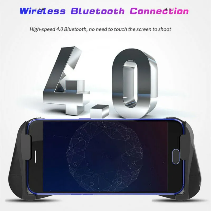  For PUBG Wireless Bluetooth Game Controller Gamepad Mobile Phone Joystick For iPhone SamSung Xiaomi