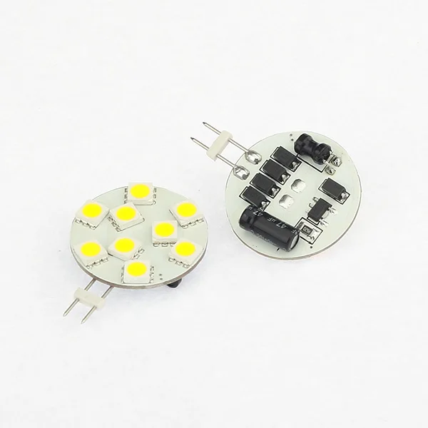 G4 База 9LED SMD 5050 широкое напряжение AC/DC10-30V круглая доска 180-198LM яхты лодки кораблей автомобилей тележки 5 шт/л