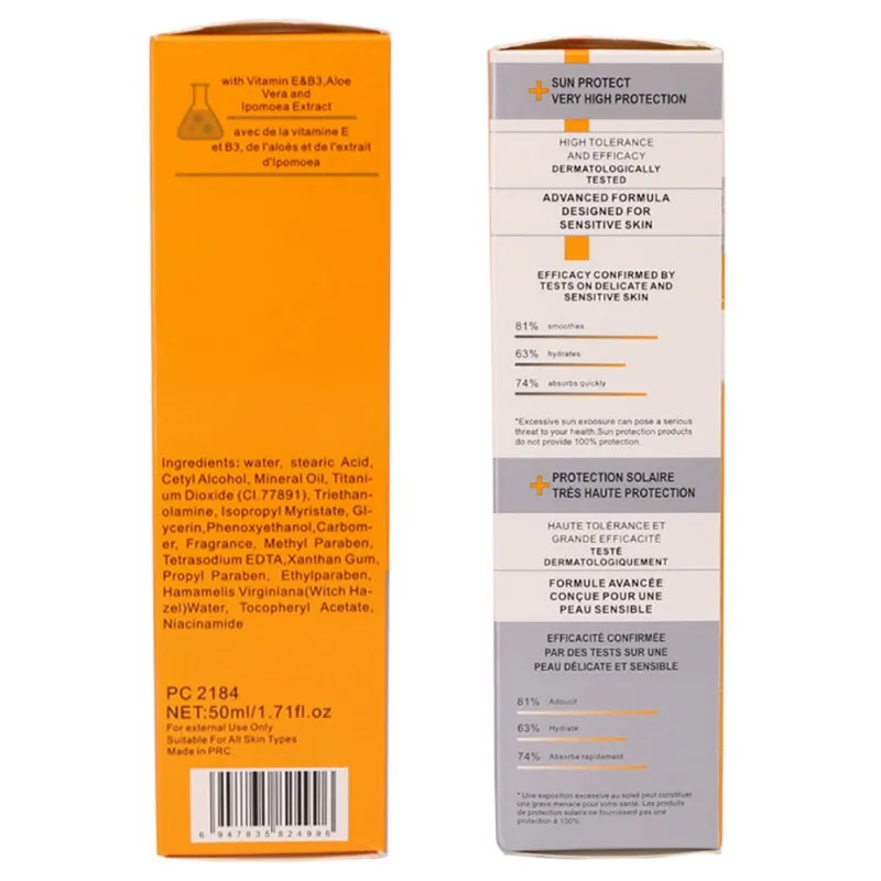 Beli Perawatan kulit Whitening Perlindungan Matahari SPF90 + Wajah Tahan Air Tabir Surya Krim Pelembab Sunblock Cream