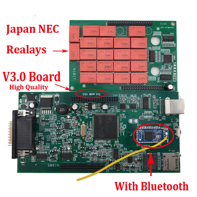 Лучшее качество W0W Snooper один PCB с Bluetooth Keygen 5.008R2 WOW OBD2 Авто сканер для автомобиля диагностический инструмент