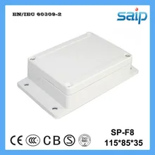 Высококачественный настенный ABS материал водонепроницаемые пластиковые коробки Электроника 115*85*35(SP-F8