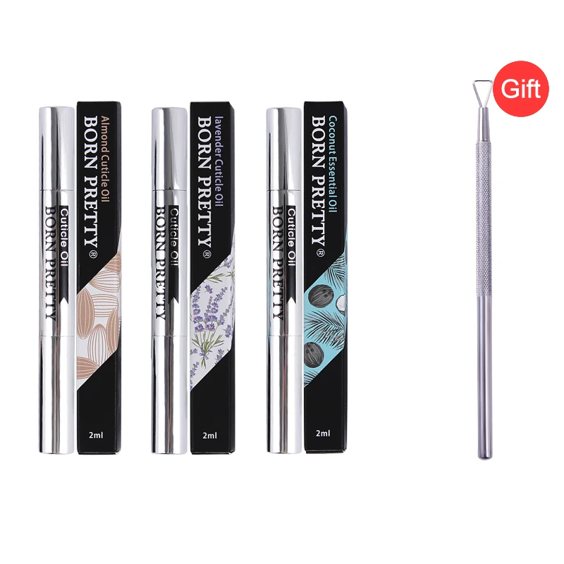 

BORN PRETTY Buy 3 Get 1 Gift Nail Cuticle Oil Gel Polish Remover Stick Rod Fruit Flower Flavor Nail Art Nutrition Care