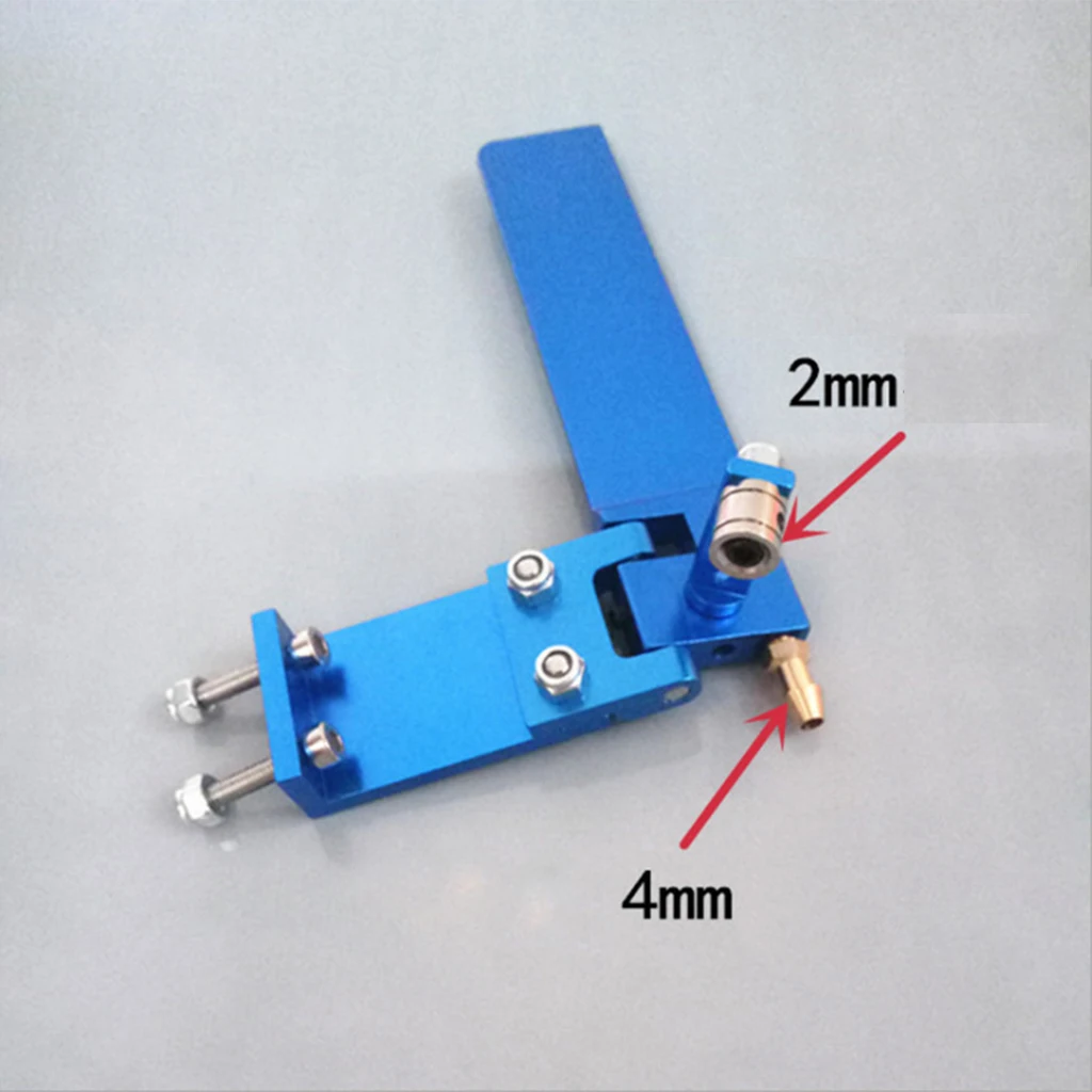95mm Aluminium Alloy RC Boat Water Rudder Absorbing Steering Rudder Cooling Water Pickup Suction Device for RC Boats CNC Parts