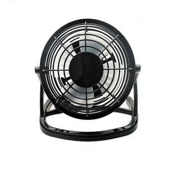 

USB Mini Fan Powered Notebook Desktop Cooling Fan Cooler Plastic Air Conditioning Appliances For PC Laptop Computer Black 4 Inch