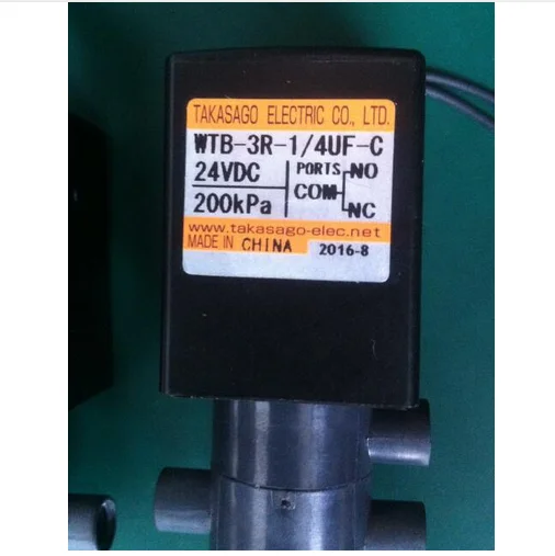 

For 100% New Original TAKASAGO Japan high sand solenoid valve WTB-3R-1/4UF-C 24V 200KPa