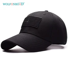 WOLFONROAD, бейсболка, мужская, летняя, защита от солнца, флаг США, вышивка, тактическая, военная, кепка s, для пеших прогулок, охоты, альпинизма, кепка s, солнцезащитные шапки