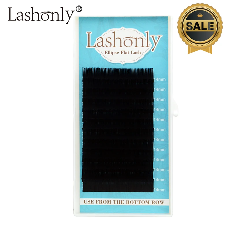 

Lashonly Matte Flat False Eyelash Soft Ellipse Split Tips Faux Mink False Eyelash Extension Qeelasee Factory Quality