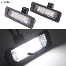2 pcs 12 v Livre de Erros Canbus Número LED License Plate Luz para Ford Fusion Mustang Flex Focus Taurus Mercúrio