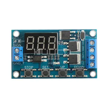 

5 PCS/LOT Control Board DC 5~36V Dual road MOS tube module DC12V 24V Trigger/cycle/ timing/ delay switch circuit Controller