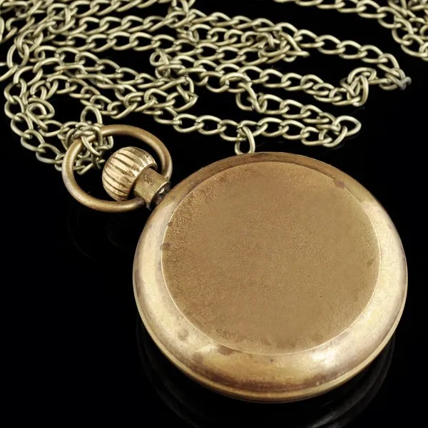 Медь Механические карманные часы Reloj De стимпанк Цепочки и ожерелья с подвесками аналоговые кварцевые для Для женщин
