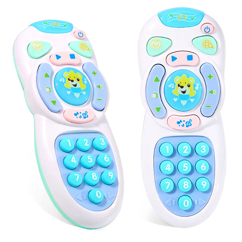 Музыкальный мобильный телефон ТВ пульт дистанционного управления Ранние развивающие игрушки электрическая обучающая машина детская