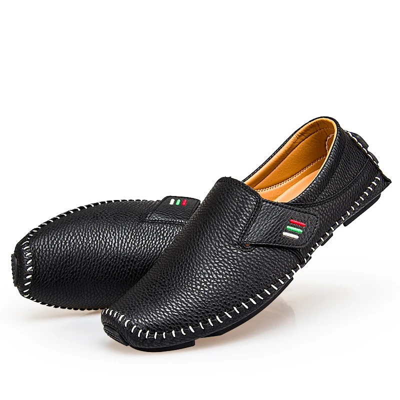 Vosonca/Мужская обувь; классическая удобная мужская повседневная обувь; лоферы; качественная обувь из спилка; мужские мокасины на плоской подошве размера плюс