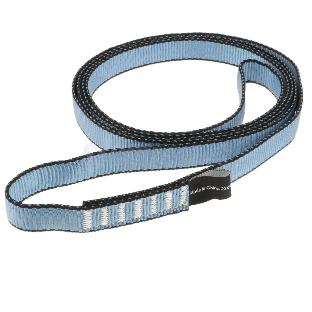 4pcs Safety Rock Climbing Mountaineering Sling Webbing Strap Cord Lanyard Loop Quick Connect 23KN