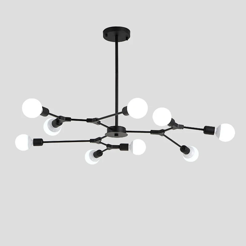 Luces colgantes LED modernas lámparas colgantes nórdicas arte restaurante 3/6/9 luz comedor-lámpara colgante Lamparas iluminación decoración del hogar