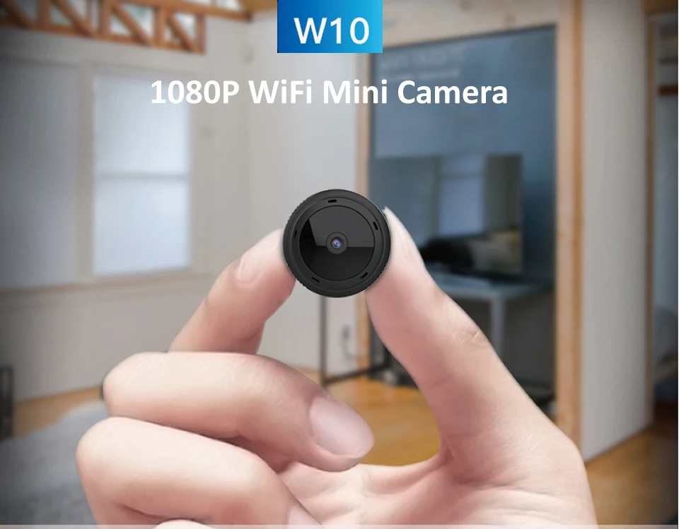 W10 Мини WiFi камера 1080P HD ИК Ночное Видение Домашняя безопасность IP камера CCTV Обнаружение движения детский монитор беспроводной DVR видеокамеры