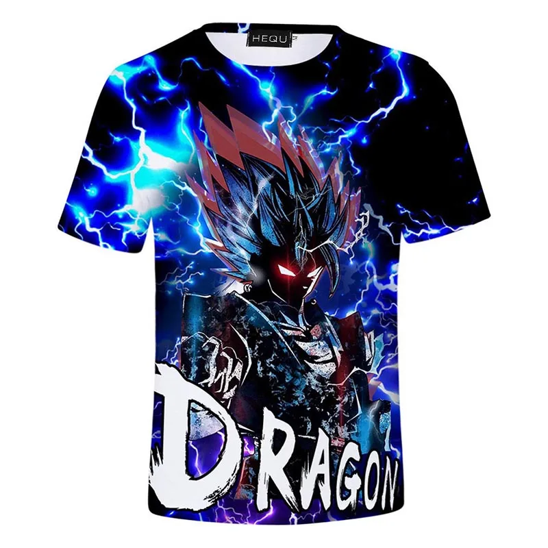 

Dragon Ball Z 3D T Shirt Men Summer Top GOKU Funny T-Shirts Anime Vegeta DragonBall Tshirt M-2XL
