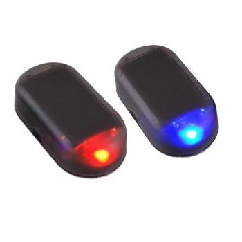 

New 1PC Universal Car Led Light Security System Warning Theft Flash Blinking Fake Solar Car Alarm LED Light