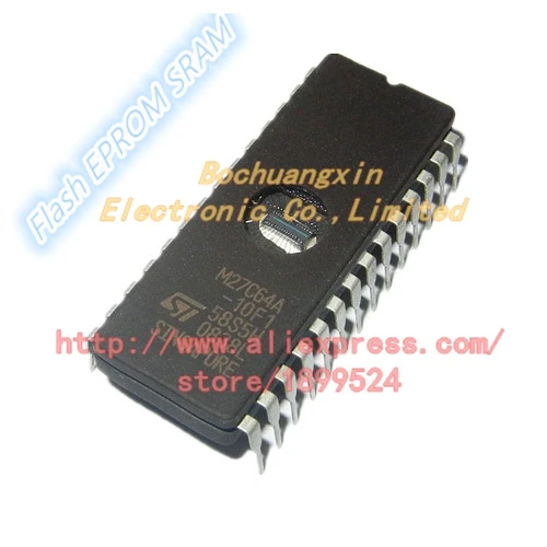 Бесплатная доставка M27C64A-10F1 M27C64A 64 кбит 8КБ x 8 UV EPROM и OTP CDIP28 новый оригинальный 5 шт/1