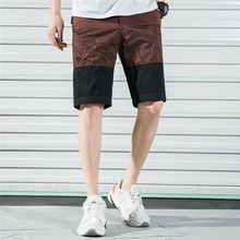 Новые мужские шорты летние новые мужские хлопковые Повседневные Шорты качественные модные брендовые шорты с эластичной резинкой на талии для мужчин