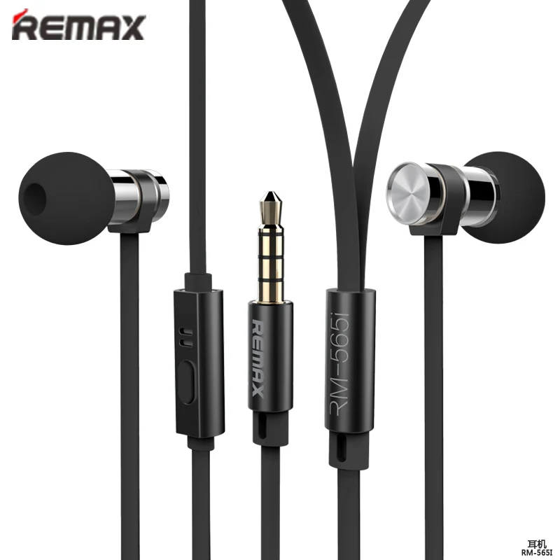 Remax Metal Clear Deep Bass Sound Earphone Headset for iPhone 4s 5 5s 6 6S Plus Android Phone Samsung Galaxy S6 S5 S4 Note HTC |