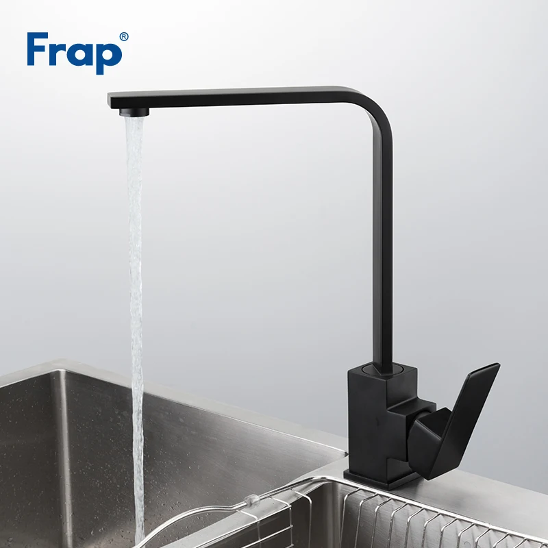 Смеситель для кухонной мойки FRAP Y40034 черный смеситель из нержавеющей стали 304