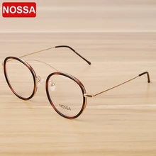 NOSSA Для женщин& Для мужчин, прозрачные линзы, оправа элегантная брендовая дизайнерская оправа для очков, модная повседневная женская обувь прозрачные оптические очки