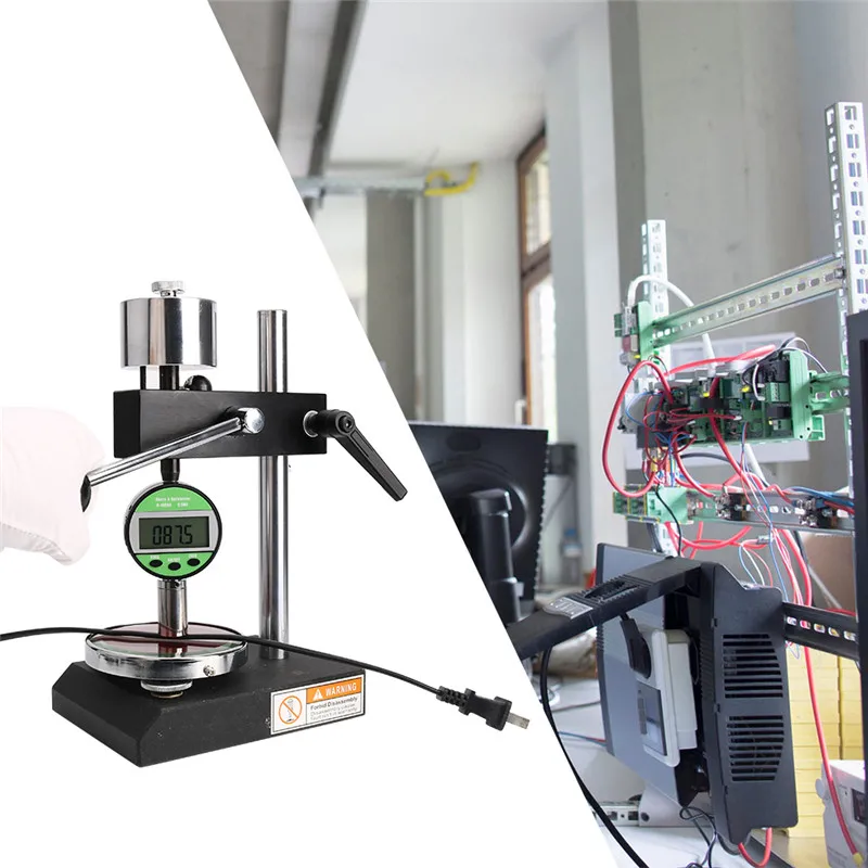 LX-A Digital Hardness Shore Durometer Tester Meter For Hard Rubber Plastic Leather Multi-grease Wax LAC-YJ Test Durometro Tools  (15)