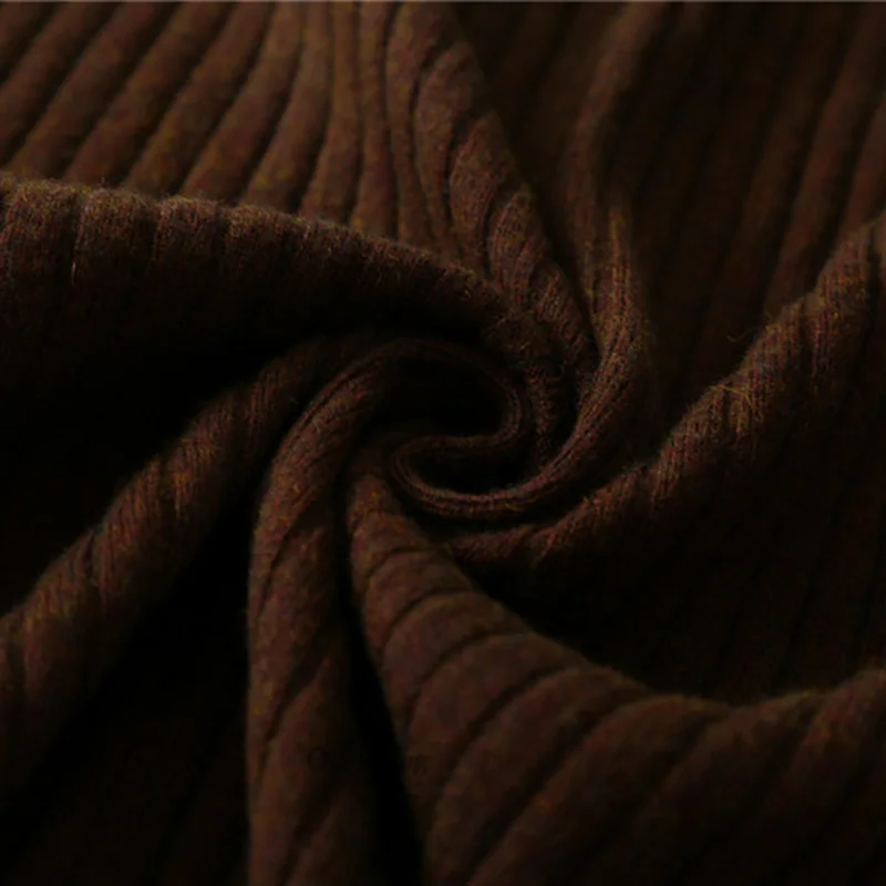 Cintura Las Blend Sexy Para Invierno Navy Slim Sólido brown Cashmere Mujeres Jupe Faldas Casual Largas Lápiz Alta Qingteng Estiramiento xAYPBqSA