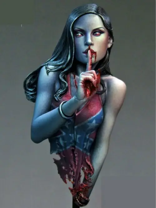 

1/12 Resin Model Building Kit Bust Alabama