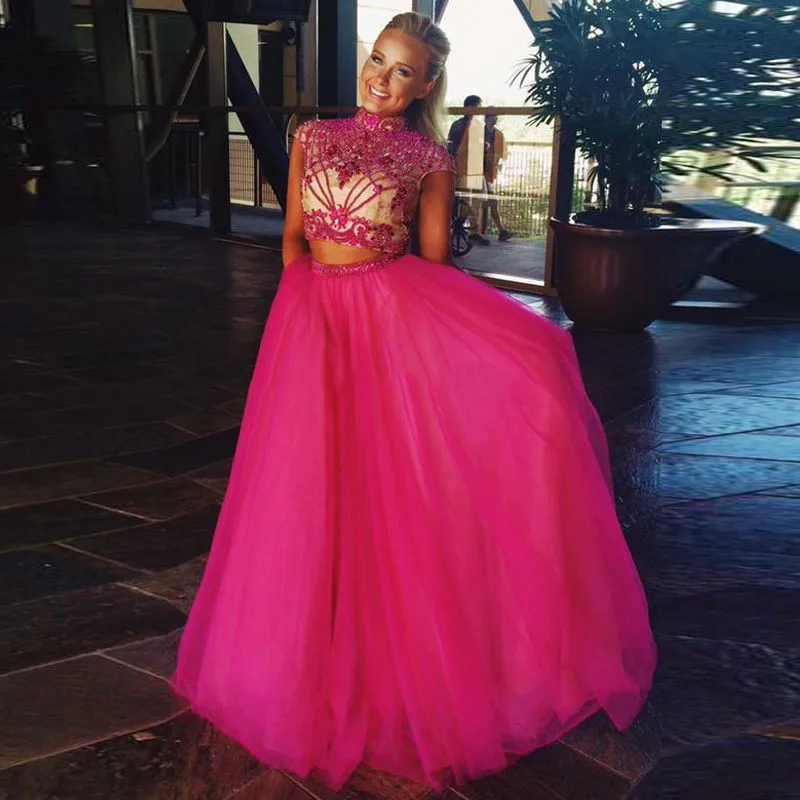 pink heavy gown