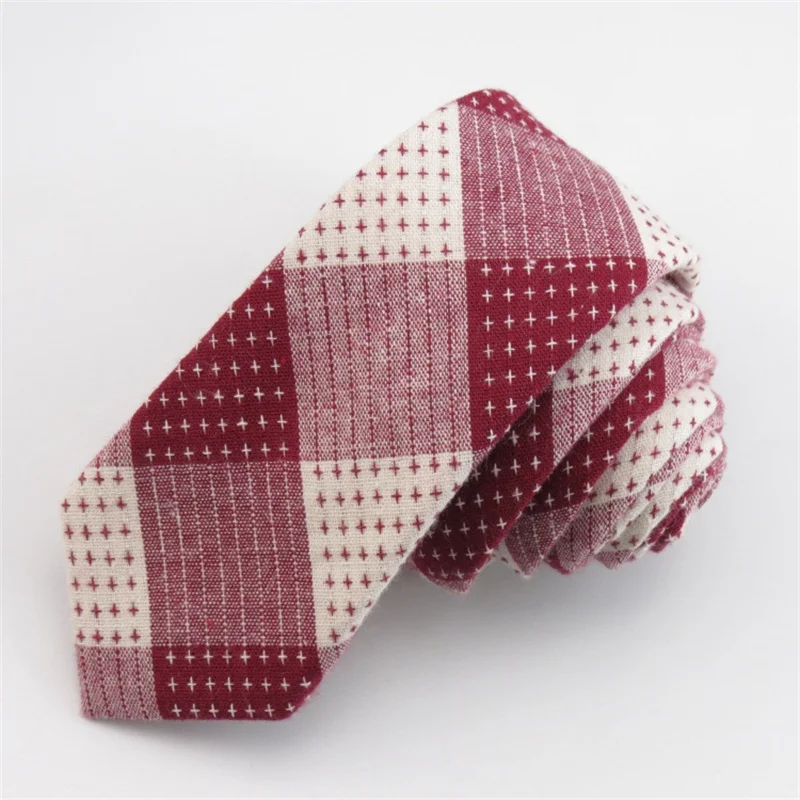 Mantieqingway брендовый галстук галстуки для Для мужчин галстук в клетку Gravatas тощие 6 см бизнес-стиль, галстуки хлопок Corbata галстук вечерние