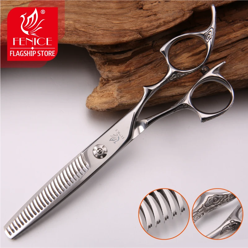 Professional salon barber use 6 inch 26 teeth beauty hair thinning scissors 2