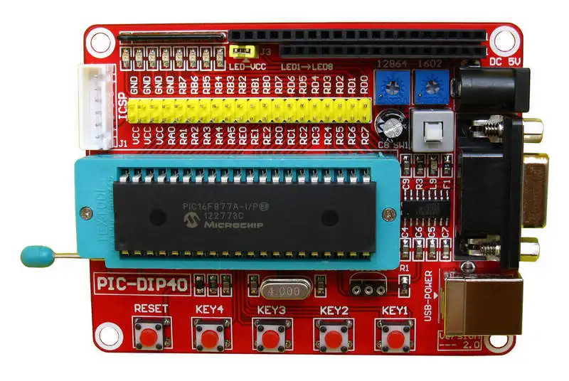 PIC18F4520 development board PIC development board learning board PIC small system board