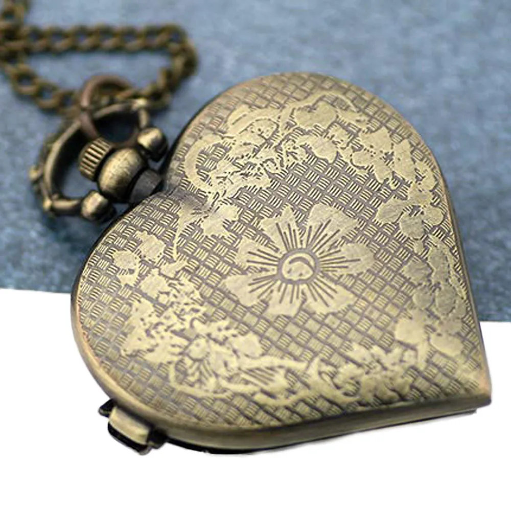 Otoky карманные часы Для мужчин полые форме сердца карманные часы с цепочкой Цепочки и ожерелья подарки папа Прямая доставка 80108