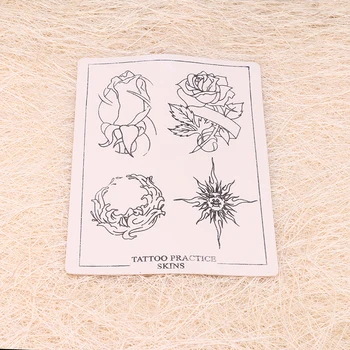 

Hot sales 10pcs Flower Tattoo Practice Skin Multifunction Tattoo Accessories Tattoo Supply MUA751