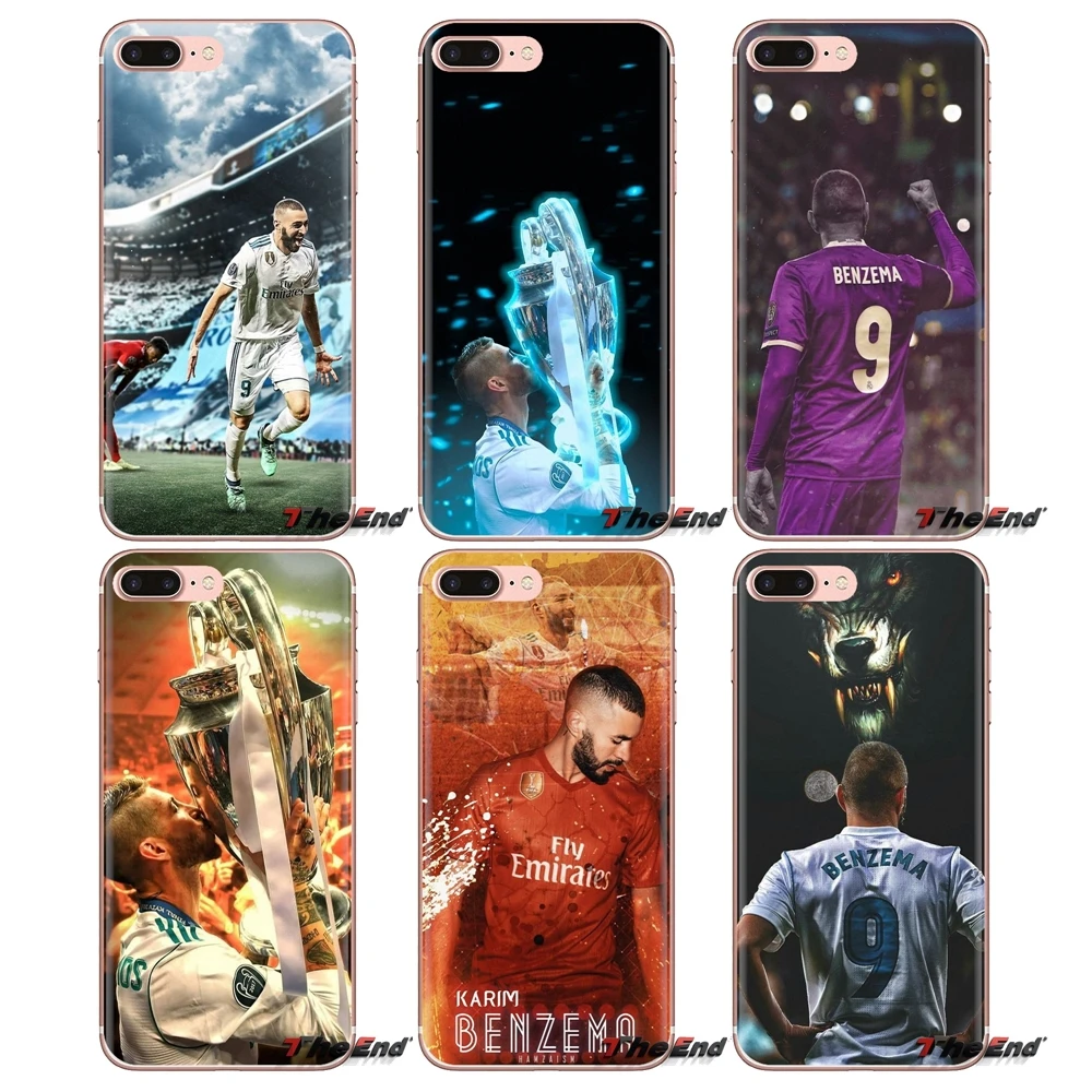 Мягкие прозрачные чехлы для iPod Touch Apple iPhone 4 4S 5 5S SE 5C 6 6S 7 8 X XR XS Plus MAX Karim Benzema |
