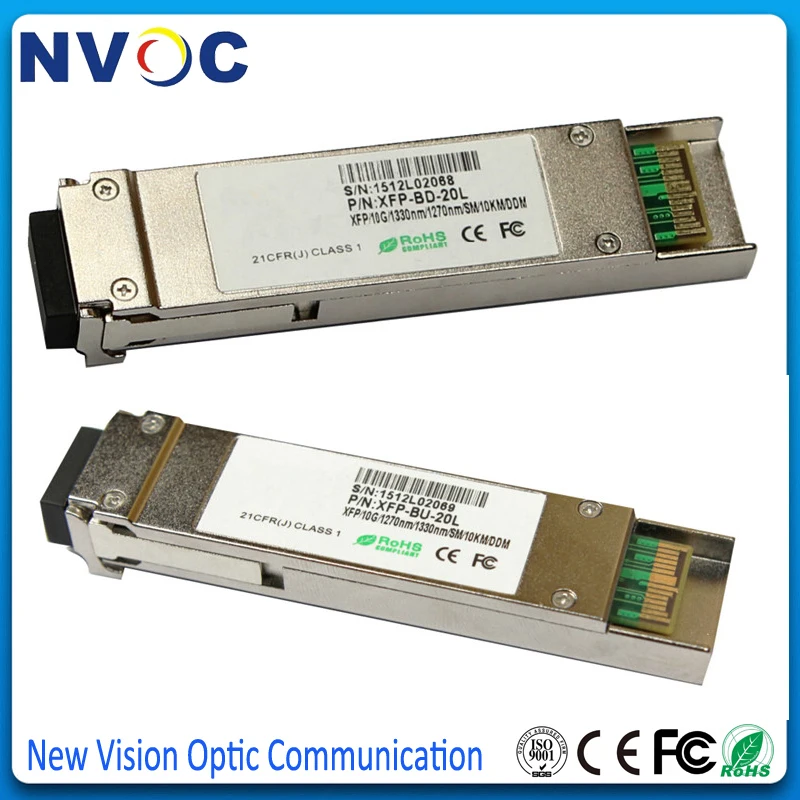 10G XFP BIDI Tx1330nm/Rx1270nm Tx1270nm/Rx1330nm 10km + волоконно-оптический трансивер LR оптический