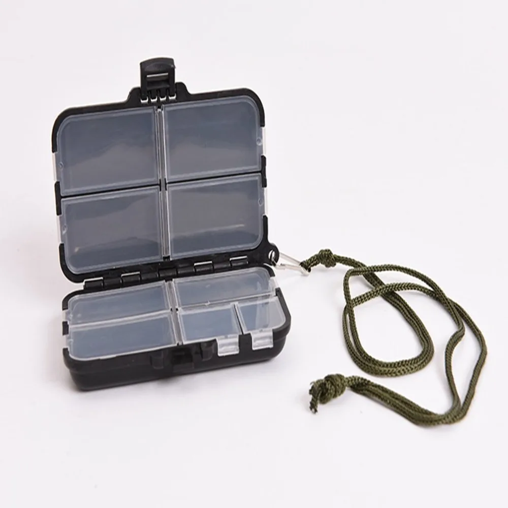 Fishing Lure Boxes Bait Tackle Plastic Storage Small Lure Case Mini Lure Box for Vest Fishing Accessories Storage Containers