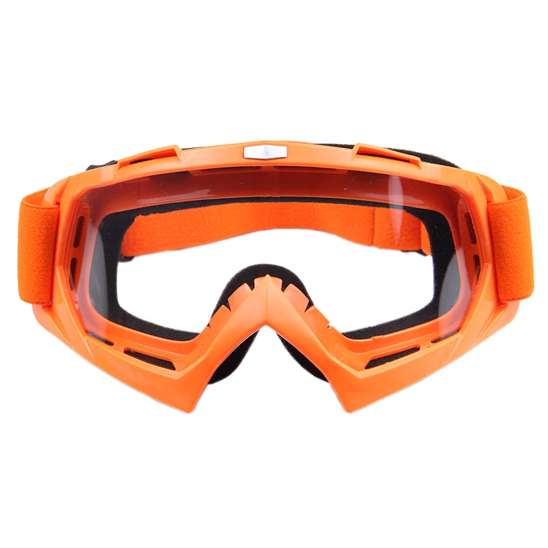 HEROBIKER черные мотоциклетные очки лыжные мотоциклетные очки страйкбол Пейнтбол Очки мотокросса очки эндуро Байк очки - Цвет: Оранжевый