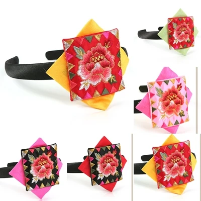 

Imported Traditional Korea Little Girls' Hair Clip Hair Accessory Hair Jewelry 3D Embroidery Butterfly Hair Band