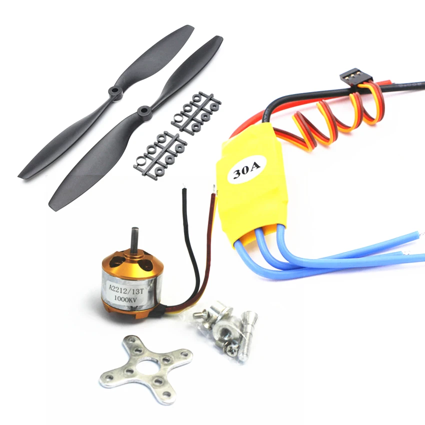 2212 1000KV Brushless Motor w/30A Brushless ESC + 1 Pair 1045 Propeller