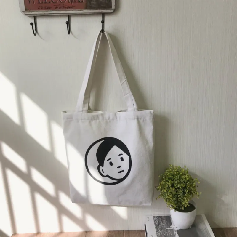 Высококачественная Холщовая Сумка на плечо, простая пляжная сумка для отдыха, Женская многоразовая сумка для продуктов ручные сумки для покупок