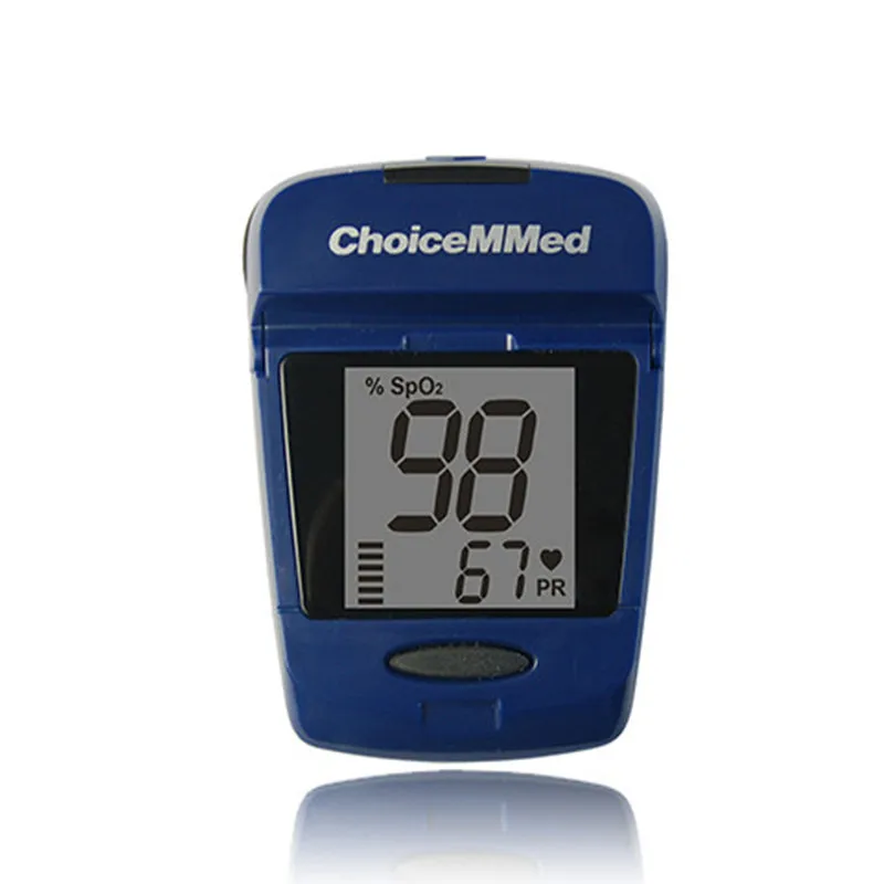 Choicemmed Fingertip Pulse Oximeter Finger Blood Oxygen SpO2 PI PR Monitor FDA CE CG519in Blood