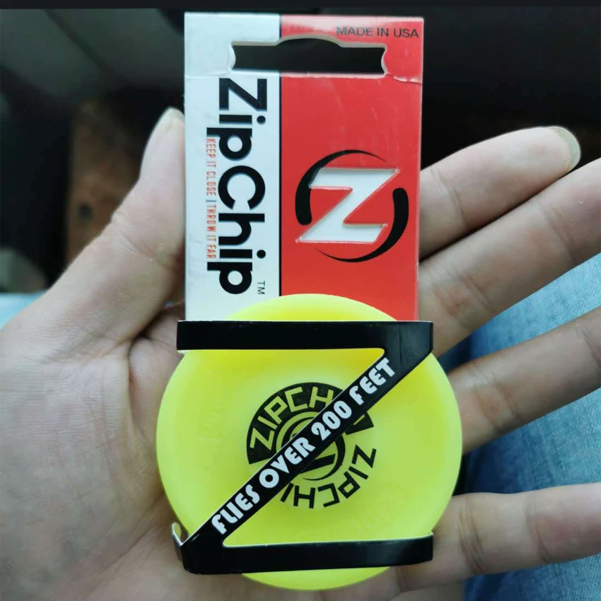

2019 New Zipchip Pocket Flexible Flying Disc Soft New Spin in Catching Game Zip Chip The New Way to Play Fingertip toy