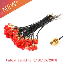 5 шт. 15 см SMA Прямой разъем IPEX RF гнездовой разъем RF косичка кабель uFL/u. FL/антенна IPX адаптер провода для wifi/GSM/gps 1,13 мм