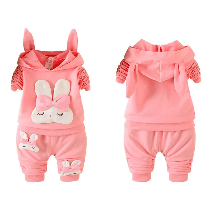 Baby clothing set Baby Long Sleeve Clothes Set Girl 2PCS Shirt Tops + Pants Baby Clothing Sets