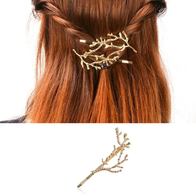 

SMJEL Boho Chic Metal Tree Branch Hairpins Hair Clips Women Girls Wedding Hair Accessories Headwear Jewelry Hair Clip Pin