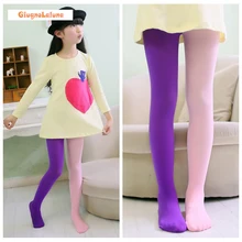 Girl s Stockings Tights Velet High Quality Patchwork Baby Girls Kids Dancing Tights Pantyhose 18 Colors